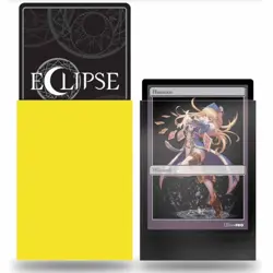 60 ULTRA PRO ECLIPSE SMALL LEMON YELLOW MATTE DECK PROTECTOR Card Sleeves tcb - Image 2