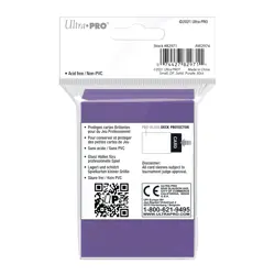 60 Ultra Pro SMALL GLOSS PURPLE DECK PROTECTOR Card Sleeves NEW Yugioh pack - Image 2