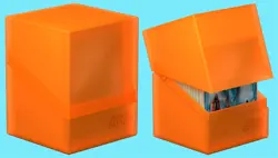 ULTIMATE GUARD BOULDER POPPY TOPAZ Standard Sized DECK CASE 80+ Card Storage Box - Image 1