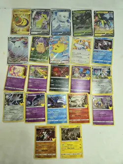 Pokemon Cards Lot 22 Cards Holo Rare Promo Celebrations - Image 1