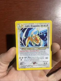 Light Dragonite Pokemon TCG Neo Destiny 14/105 Holo Rare Card WOTC English c616 - Image 1