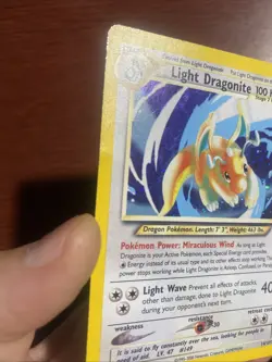 Light Dragonite Pokemon TCG Neo Destiny 14/105 Holo Rare Card WOTC English c616 - Image 5