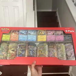 8 Pokemon Prismatic Evolutions 8 Mini-Tins with Promo Cards Costco - Image 2