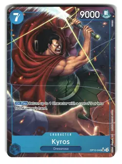 Kyros OP10-046 SR Alt Art Royal Blood One Piece Card - Image 1