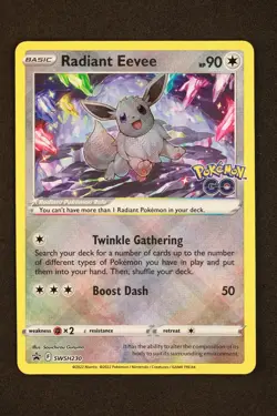 Radiant Eevee SWSH230 SWSH: Sword & Shield Promo Cards Holo - Image 1