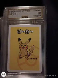 CGC 10 - Pikachu- Old Maid 2019 Pokemon Japanese Babanuki Playing Card - Image 1