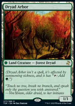 MTG Magic the Gathering Dryad Arbor (277/429) Time Spiral Remastered LP - Image 1