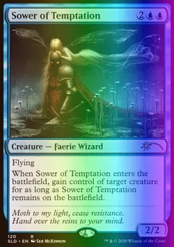 MTG Sower of Temptation (120/1455) Secret Lair Drop Series LP FOIL - Image 1