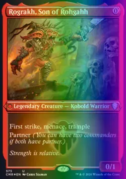 MTG Rograkh, Son of Rohgahh (575/794) Commander Legends LP FOIL- ETCHED - Image 1