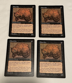 4x Blood Pet - Tempest - MTG - Magic the Gathering - LP/NM - Image 1