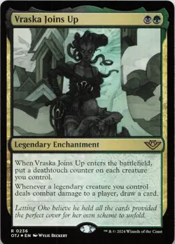 Vraska Joins Up - FOIL - R Outlaws of Thunder Junction 236 - MTG - Image 1