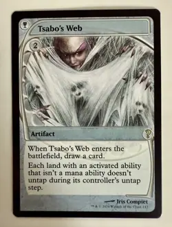 Tsabo's Web (Future Sight) R Mystery Booster 2 143 MTG Magic - Image 1