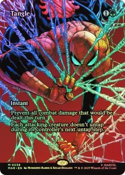 Tangle (Borderless) Marvel Spider-Man Magic The Gathering Foil - Image 1