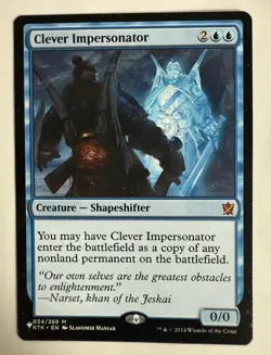 1 x Clever Impersonator - Mystery Booster / The List - NM-Mint - MTG - Image 1