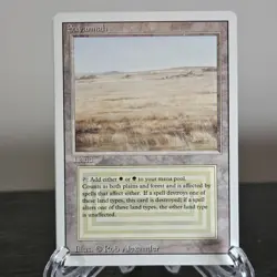 MTG Magic The Gathering Savannah, Revised Edition, Rare, Dual Land - Image 1
