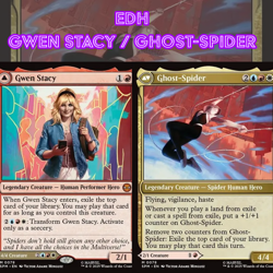 EDH -Gwen Stacy / Ghost-Spider, MTG Commander Deck, Bracket 2, Spider-Man x MTG - Image 1