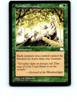 Familiar Ground [x3] Uncommon Weatherlight MTG NP Near Mint or Better - Image 1