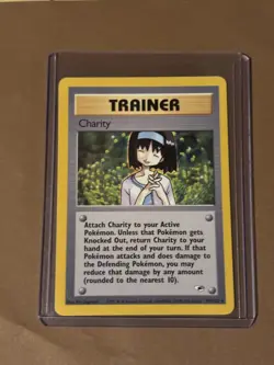 Charity 99/132 Rare Gym Heroes non-holo Trainer Pokemon NM/LP - Image 1
