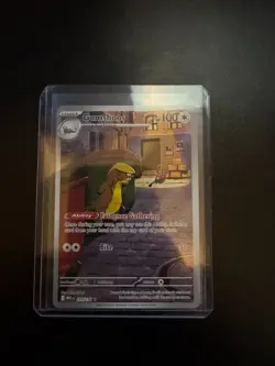 Gumshoos 153/132 Full Art Holo Illustration Rare Mega Evolution Pokemon 2025 - Image 1