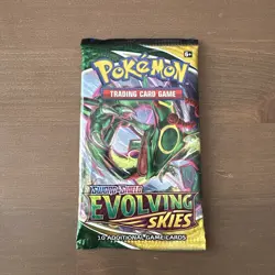 Pokemon - Sword & Shield - Evolving Skies Booster Pack RAYQUAZA ART WORK 820650808777 - Image 1