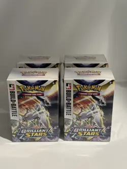 Pokemon TCG Brilliant Stars Build And Battle Box New/Sealed (Lot Of 4) - Image 5