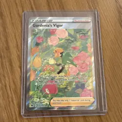 Gardenia's Vigor GG61/GG70 Crown Zenith: Galarian Gallery Holo Pokemon TCG NM - Image 1