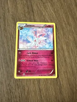 Pokemon TCG Sylveon 72/111 XY Furious Fists Regular Rare LP - Image 1