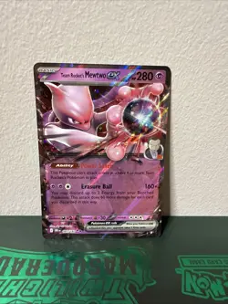 Pokemon TCG: Destined Rivals: 81/182 Team Rocket's Mewtwo EX Double Rare (NM) - Image 1
