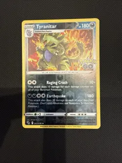 Pokemon TCG SWSH Pokemon Go! - Tyranitar Reverse HOLO 043/078 - Image 1