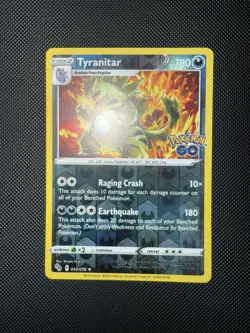 Pokemon TCG SWSH Pokemon Go! - Tyranitar Reverse HOLO 043/078 - Image 2