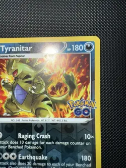 Pokemon TCG SWSH Pokemon Go! - Tyranitar Reverse HOLO 043/078 - Image 5