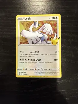 Pokemon TCG Lugia Celebrations 022/025 Holo Holo Rare 25th Anniversary - Image 1