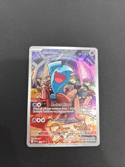 Pokemon TCG Team Rocket’s Wobbuffet 203 Full Art Promo Destined Rivals ￼ - Image 1