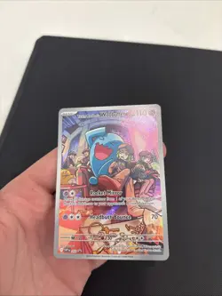Pokemon TCG Team Rocket’s Wobbuffet 203 Full Art Promo Destined Rivals ￼ - Image 3