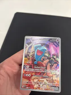 Pokemon TCG Team Rocket’s Wobbuffet 203 Full Art Promo Destined Rivals ￼ - Image 5