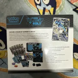 Pokemon TCG Black Bolt ETB Elite Trainer Box Brand New Sealed - Image 5