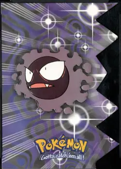 2000 Topps Pokemon TV Animation Edition Series 3 Die Cut #92 Gastly EV04 of 12 - Image 1