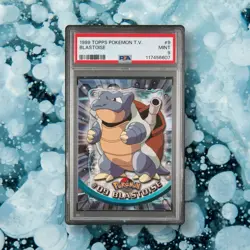 1999 Topps Pokemon TV Blastoise #9 PSA 9 MINT - Image 1