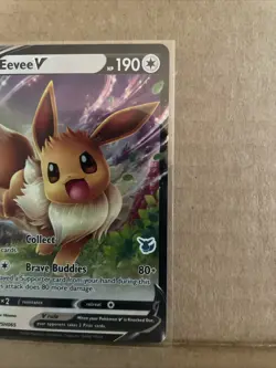 Pokemon Cards Eevee V SWSH065 Battle Academy STAMPED - Image 4