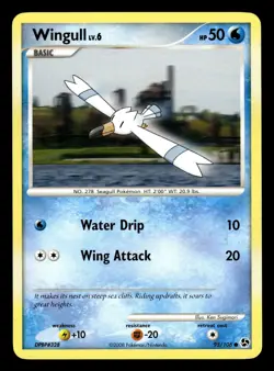 Wingull 95/106 Common Great Encounters Pokemon Card - Image 1