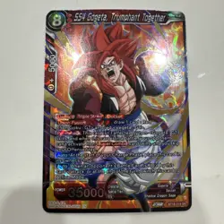 Dragon Ball Super Card GameSS4 Gogeta Triumphant Together BT18-019 SR - Image 1