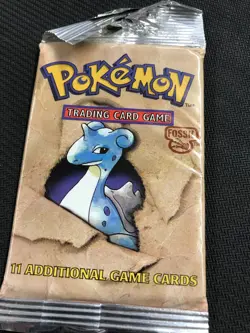 Pokemon Unopened Fossil Booster Pack 11 Cards Factory Sealed 1999 (1 Pack) - Image 3