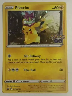 Pokemon TCG Pikachu SWSH234 SWSH: Sword & Shield Promo Cards Holo NM/ Me Is It - Image 1