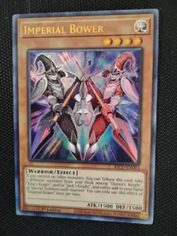 Yugioh Card TCG Imperial Bower KICO-EN003 Ultra Rare 1st Edition VLP/NM Holo - Image 1