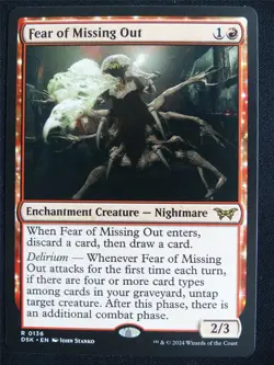 Fear of Missing Out - DSK - Mtg Card #3EE - Image 1