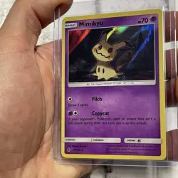 Pokemon Mimikyu - 58/145 - Holo Rare - Pokemon Guardians Rising Nintendo NM Card - Image 1