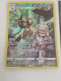 Pokemon Carmine Full Art/Full Art/Gold Secret Rare/Kleavor Trainer Gallery Cards - Image 4