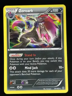 Zoroark - 91/162 - Pokemon Breakthrough XY Holo Rare Card NM - Image 1