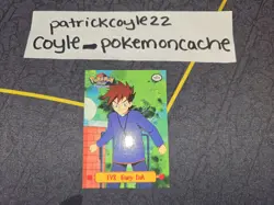 TV8 Gary Oak Pokemon Topps Series 1 Card LP front/MP back - Image 1