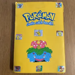 Vintage Pokemon Card Collection - Venusaur Binder WOTC 187 Cards - Holo, 1st Ed - Image 1